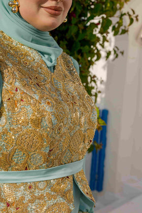 Robe Traditionel Bleu