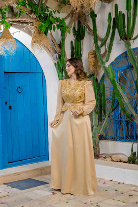 Robe Traditionel Jaune