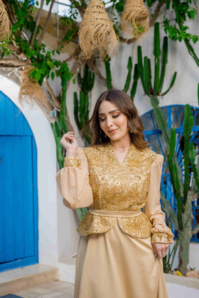 Robe Traditionel Jaune