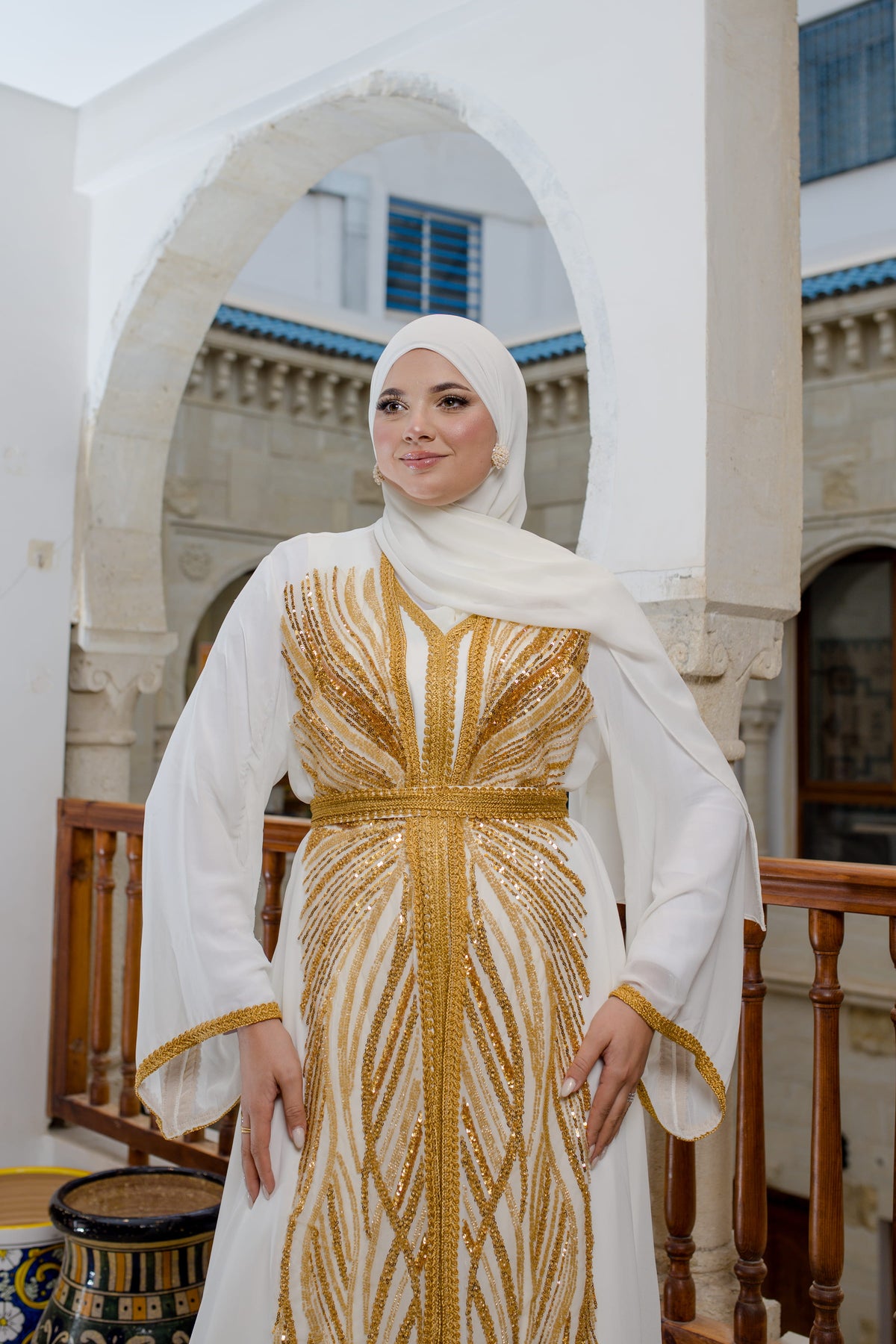 Caftan Blanc